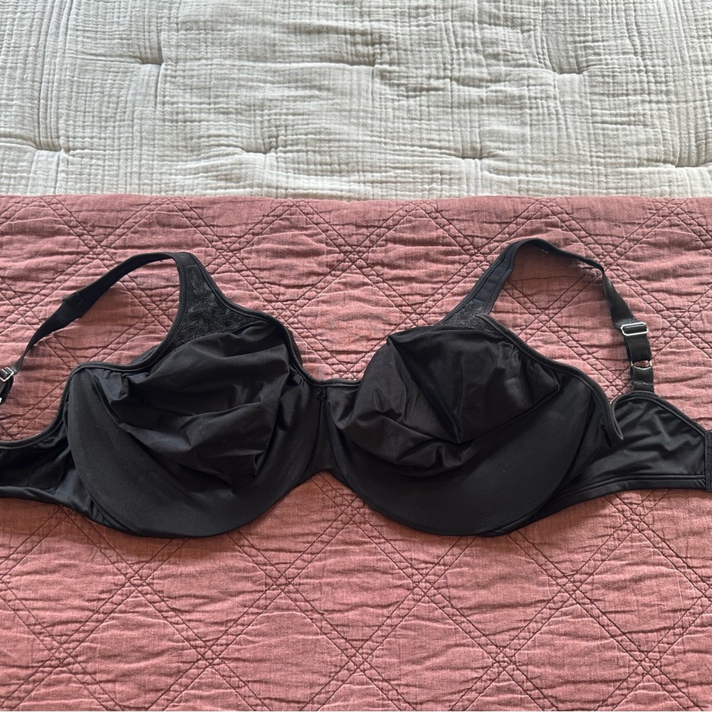 Bali Minimizer Black Underwire Bra